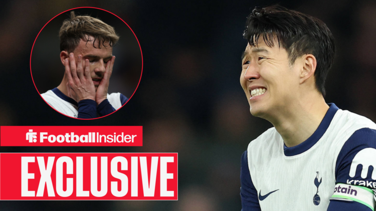 Exclusive news Son Heung-min grimaces at Tottenham star James Maddison