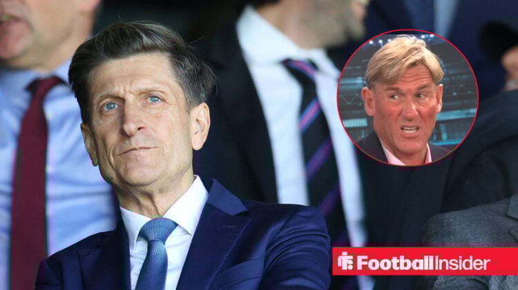 Steve Parish on the left and Simon Jordan on the right looking animated