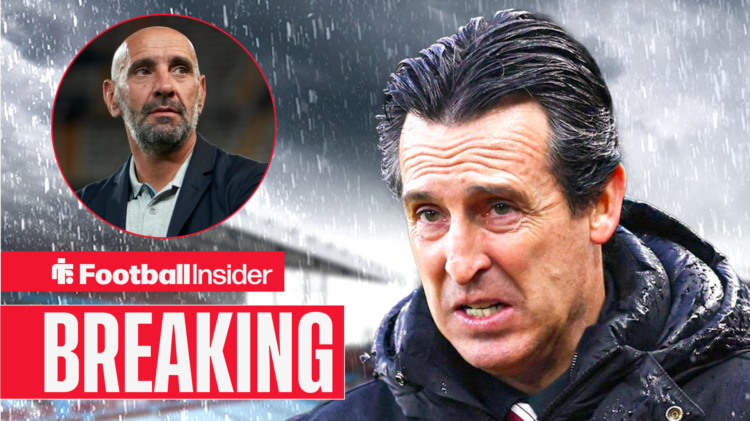 Unai Emery and Monchi at Aston Villa