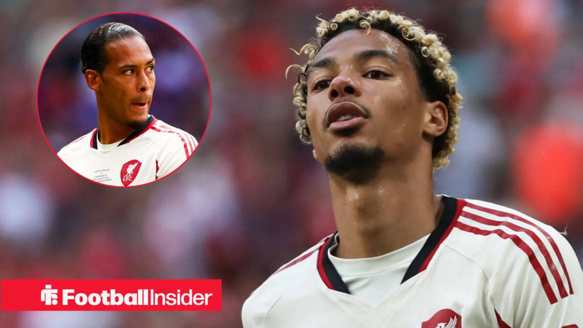 Virgil van Dijk Hugo Ekitike Liverpool