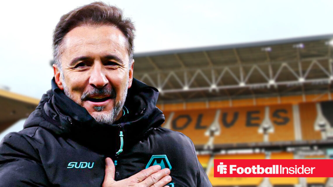 Wolves boss Vitor Pereira looking happy at Molineux