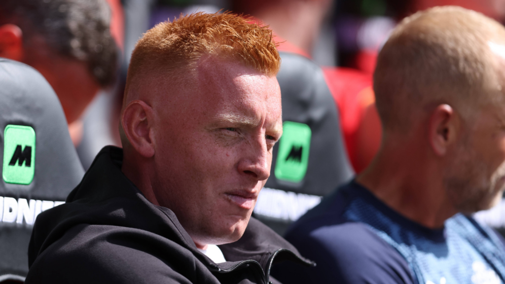 Will Still sits on the Southampton bench