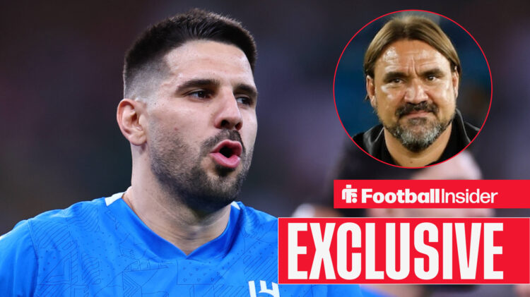 Aleksandar Mitrovic Daniel Farke Leeds