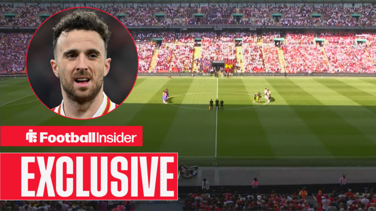 Minute of silence for Diogo Jota at Wembley