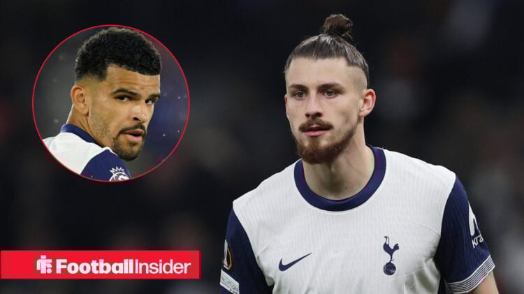 Dominic Solanke Radu Dragusin Tottenham