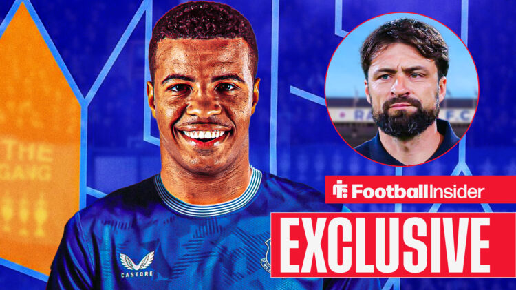 Hamza Igamane Russell Martin Rangers Everton