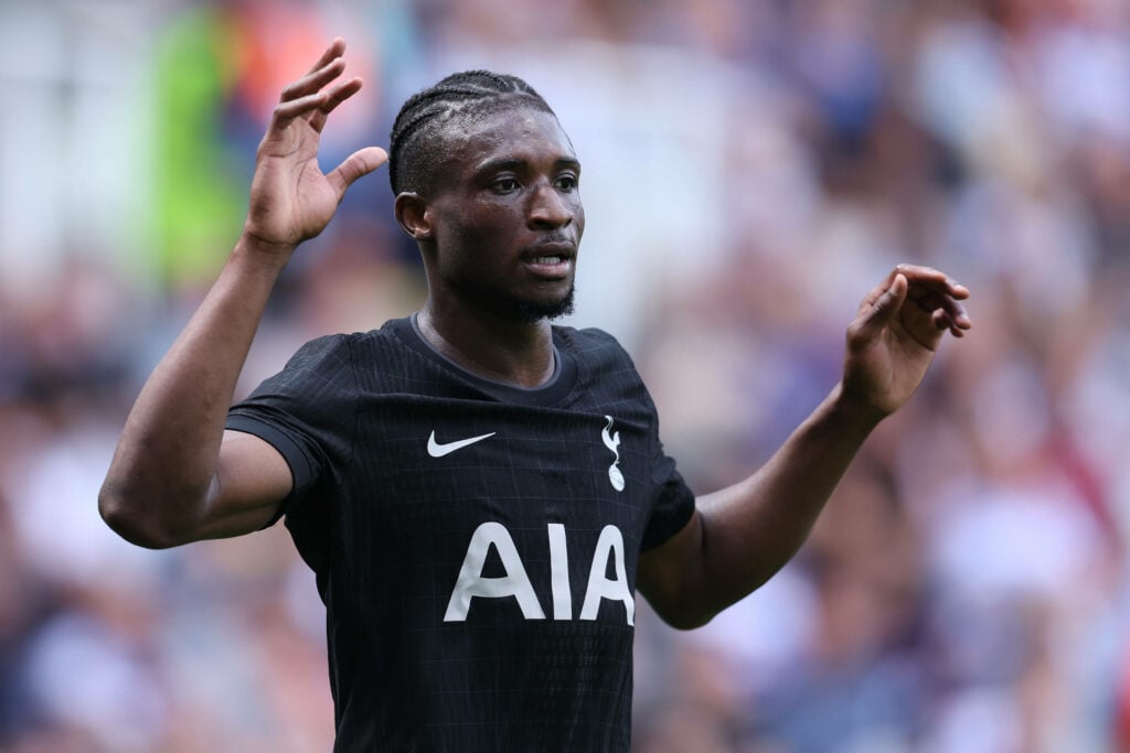 Mohammed Kudus in action for Tottenham
