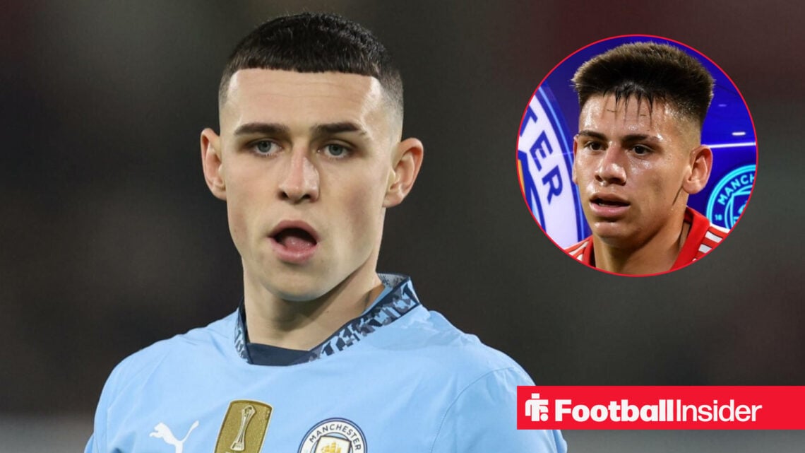 Phil Foden Claudio Echeverri Man City