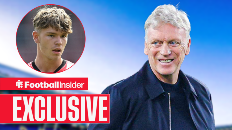 Tyler Dibling David Moyes Everton