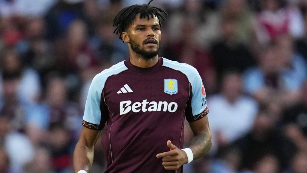 Tyrone Mings in action for Aston Villa