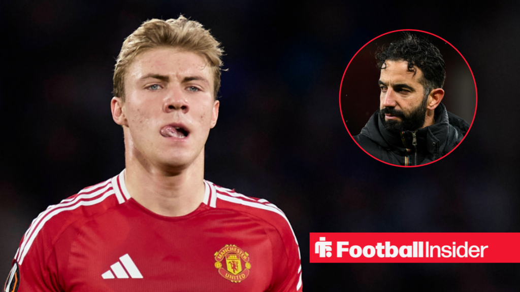 Rasmus Hojlund reacts as next Man United manager news emerges after Ruben Amorim sack