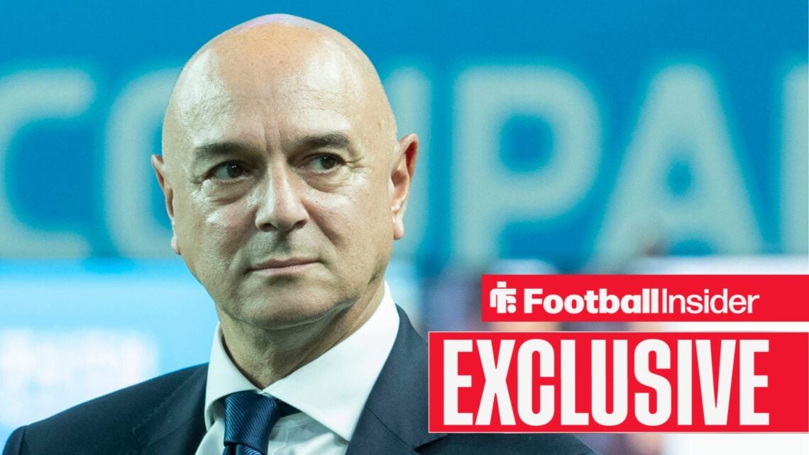 Daniel Levy on Tottenham's touchline