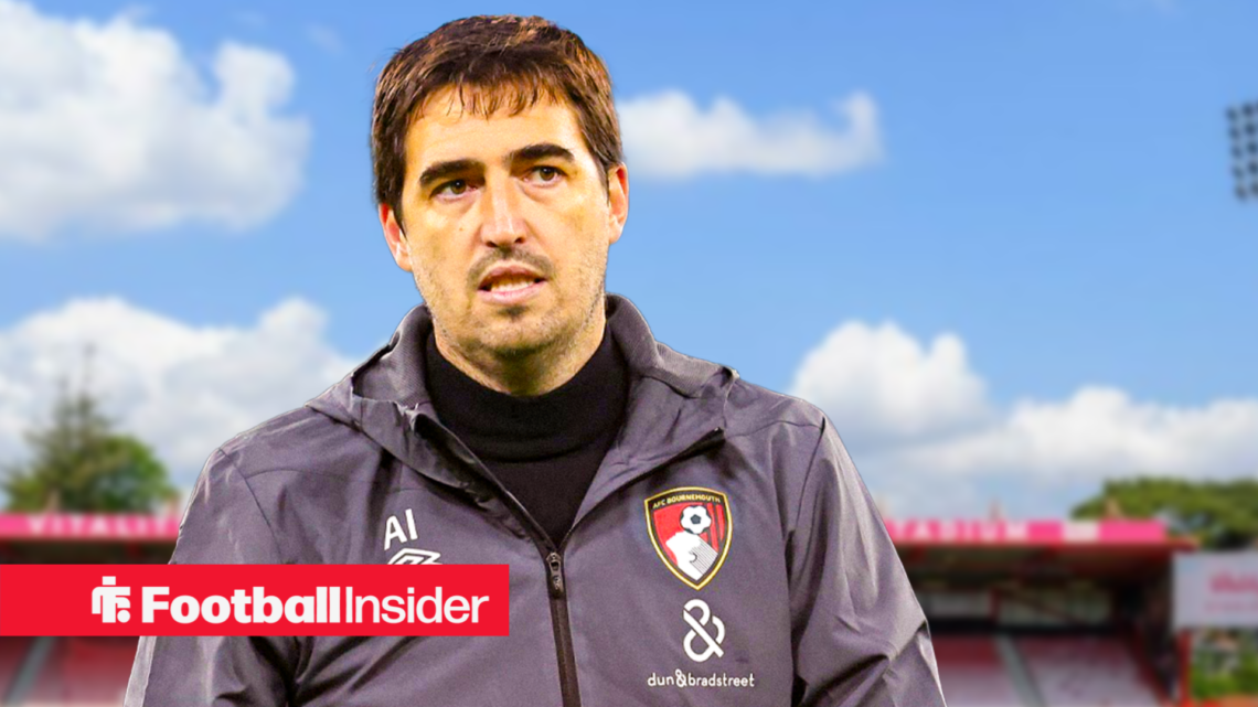 Bournemouth boss Andoni Iraola at the Vitality Stadium