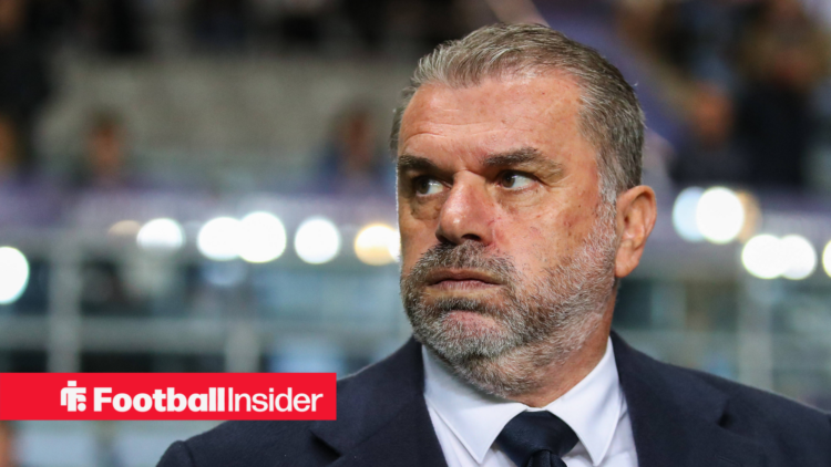 Ange Postecoglou looking concerned as new Nottingham Forest manager
