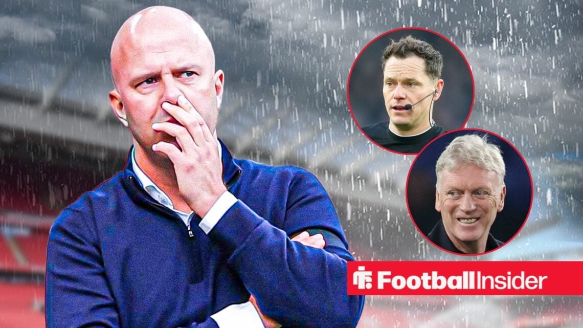 Arne Slot, Darren England, David Moyes