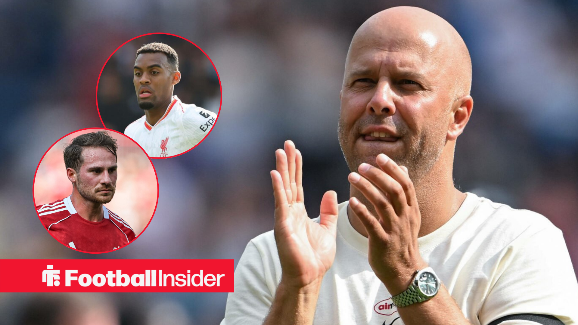 Alexis Mac Allister and Ryan Gravenberch react as Liverpool