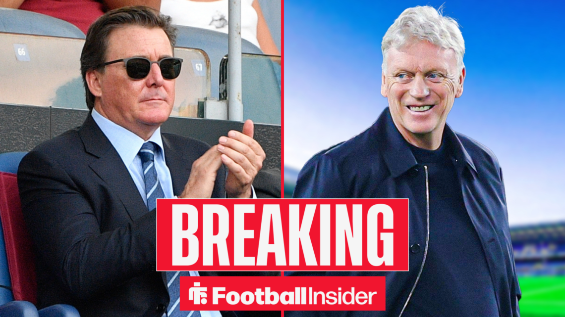 Dan Friedkin clapping alongside David Moyes smiling