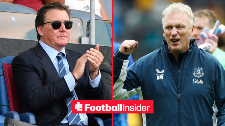 Dan Friedkin clapping alongside David Moyes celebrating