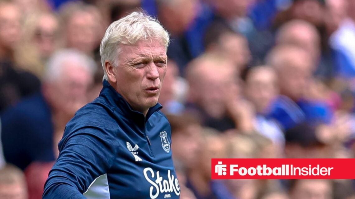 David Moyes looking stressed for Everton