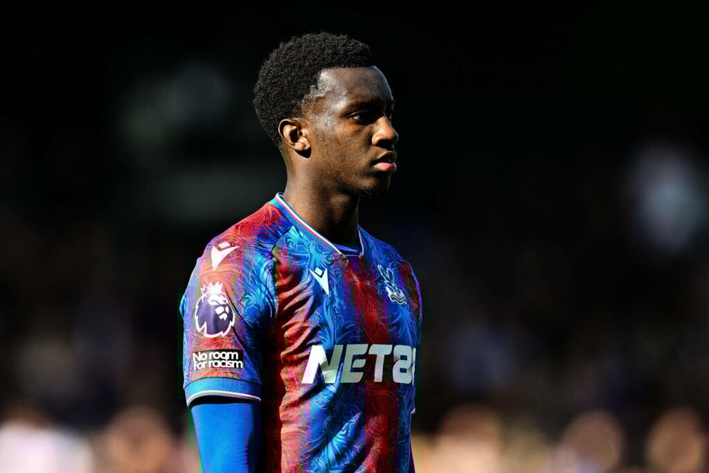 Eddie Nketiah in action for Crystal Palace in the Premier League