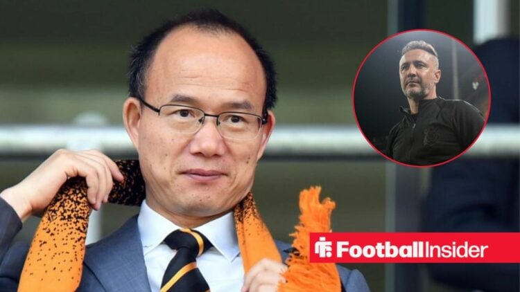 Guo Guangchang next to Vitor Pereira in a circular inset