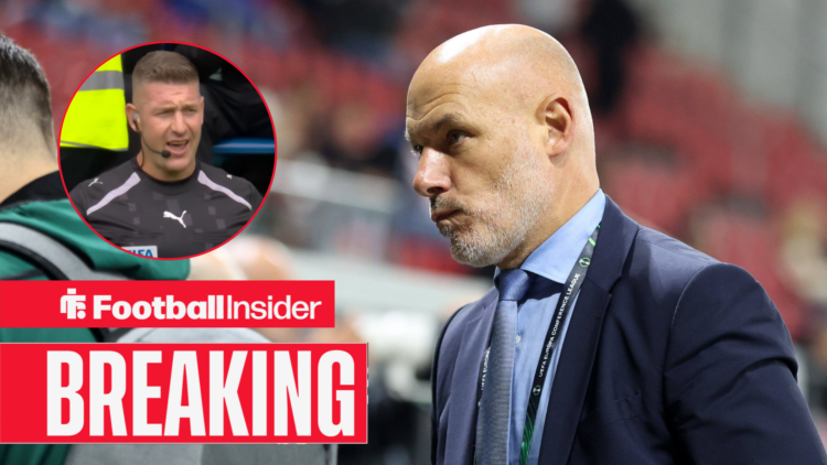 Howard Webb, Rob Jones in a circular inset