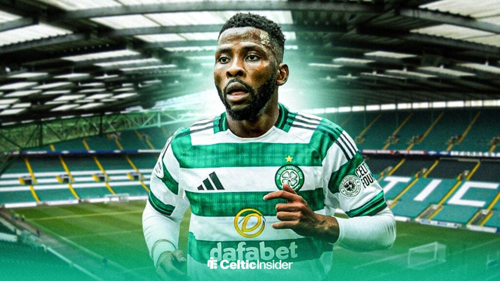 Kelechi Iheanacho in Celtic's home colours
