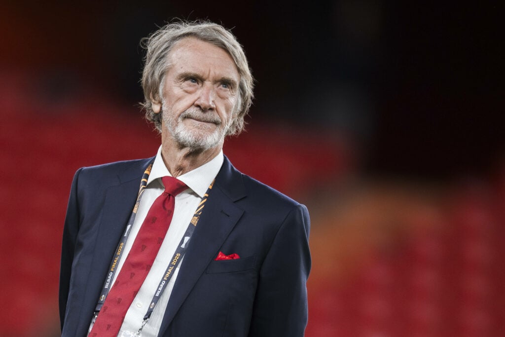 Sir Jim Ratcliffe in attendance at Old Trafford.
