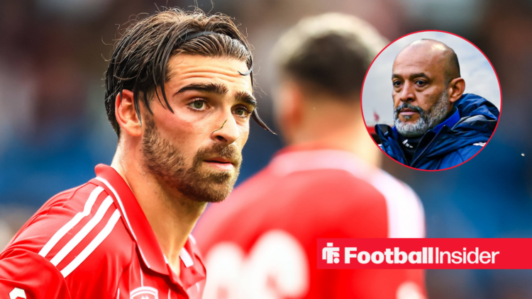 Jota Silva on the left looking sad with Nuno Espririto Santo looking unimpressed on the right