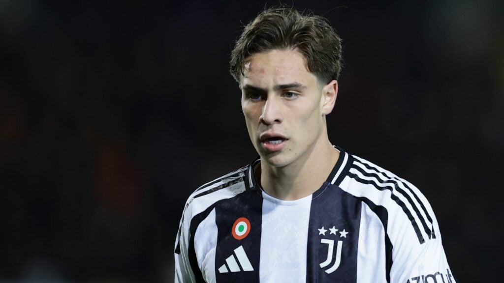 Kenan Yildiz in action for Juventus