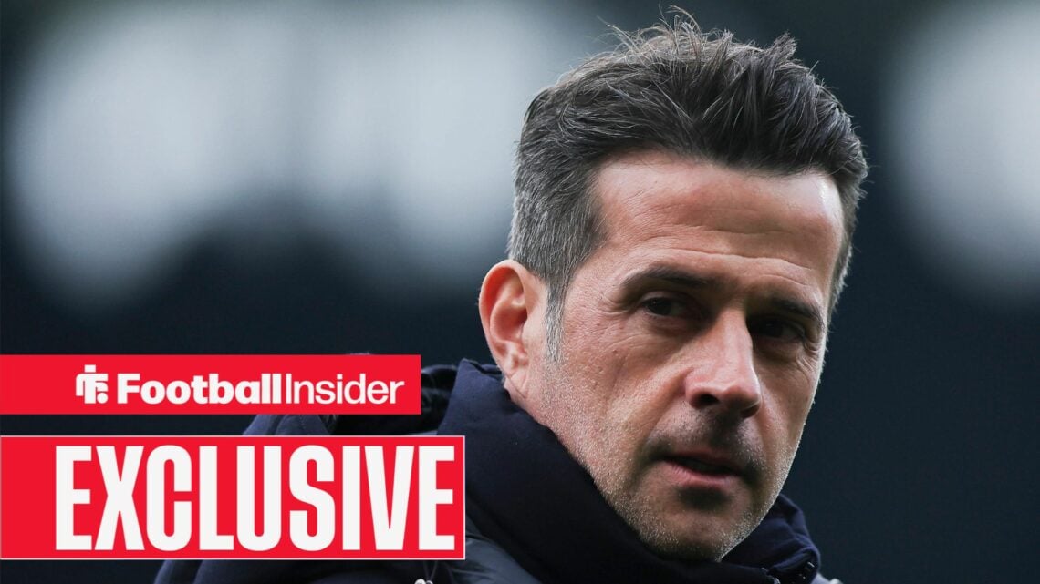 Marco Silva looking focused next to a EXCLUSIVE banner