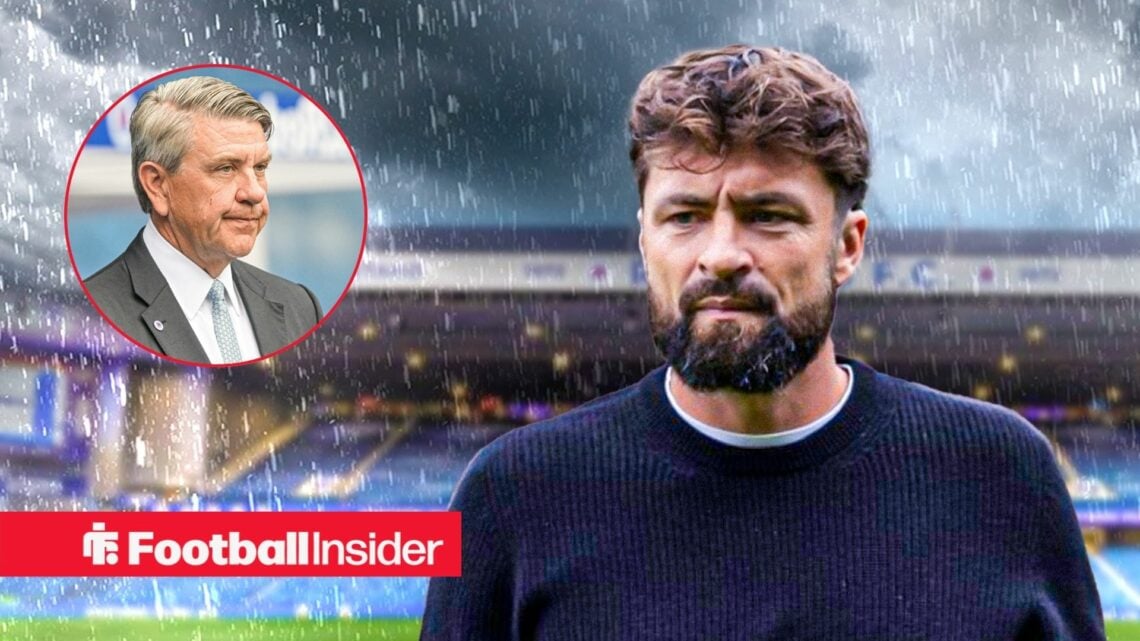 Russell Martin in the rain, Andrew Cavenagh in a circular inset