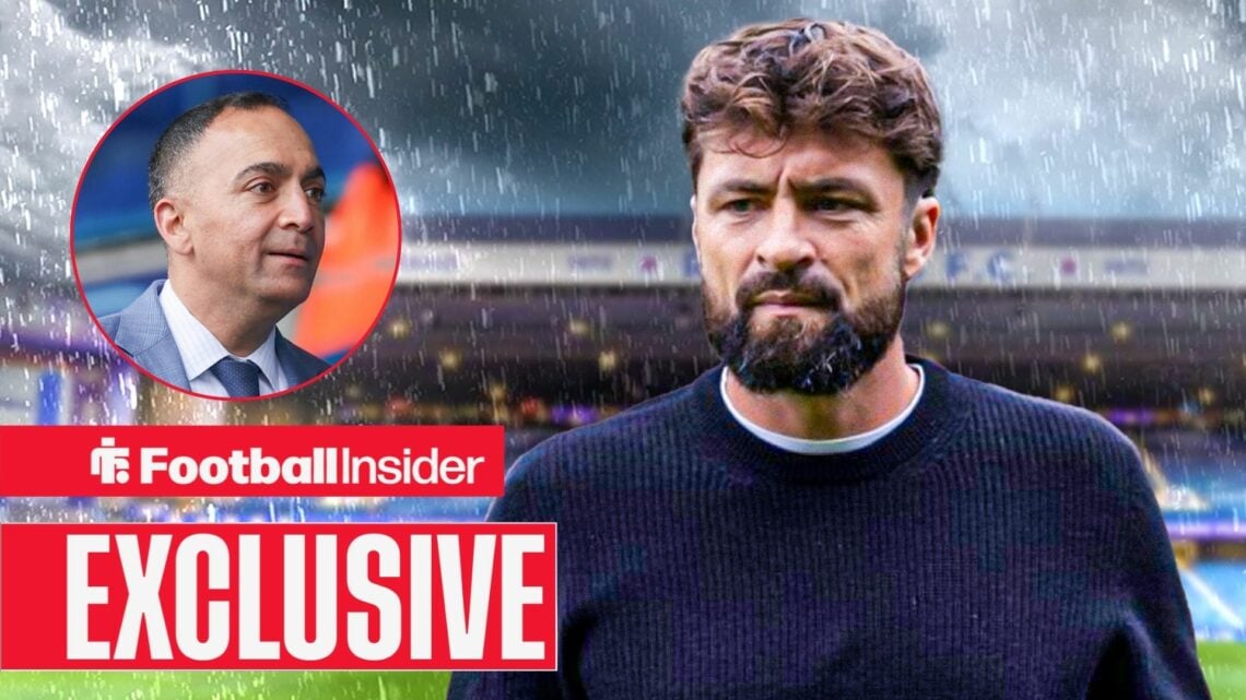 Russell Martin in the rain and Paraag Marathe in a circular inset