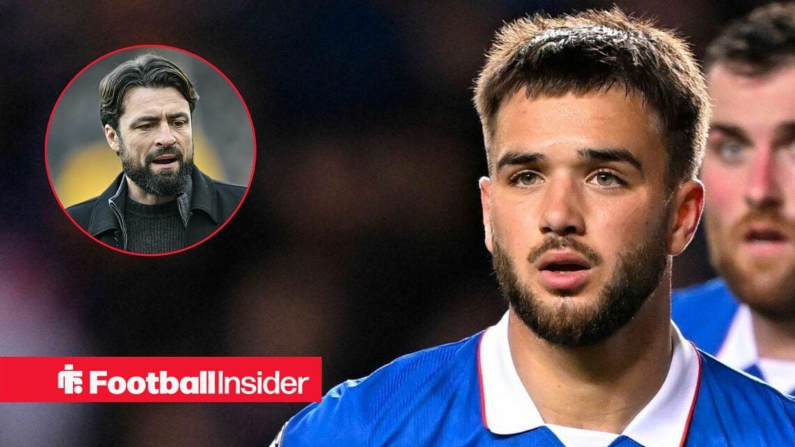 Russell Martin in a circular inset next to Nicolas Raskin