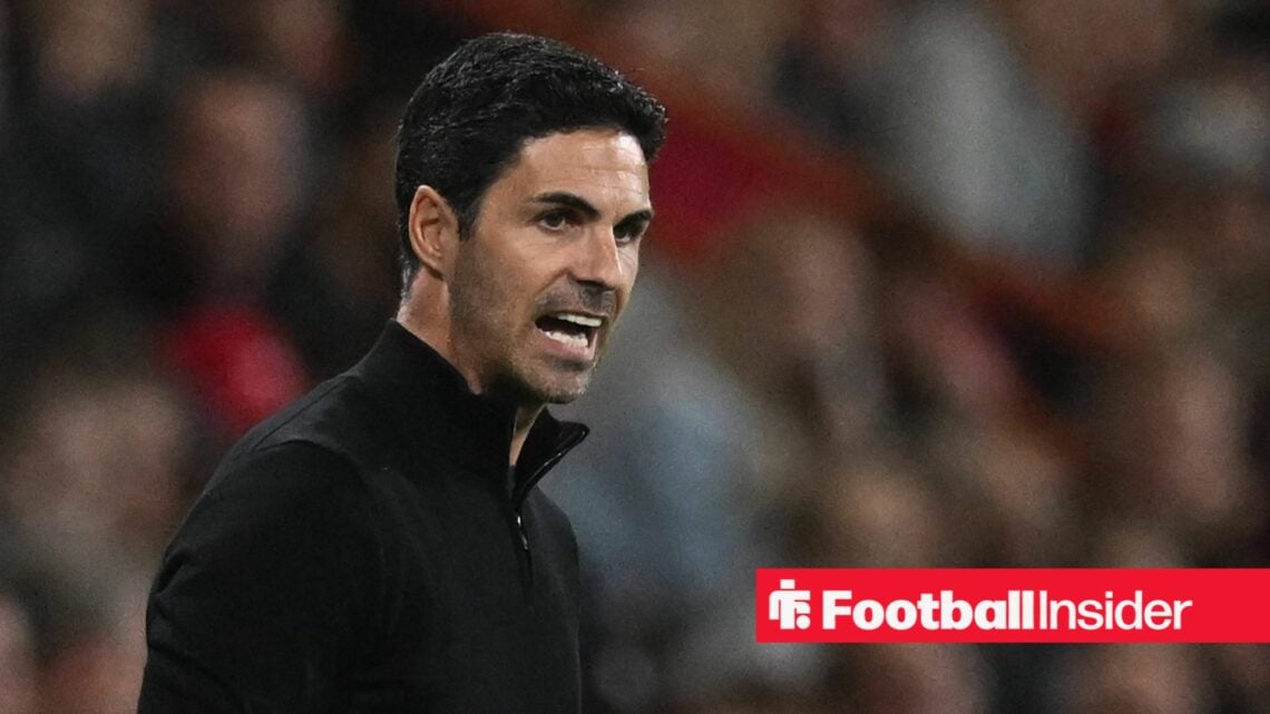 Mikel Arteta shouting