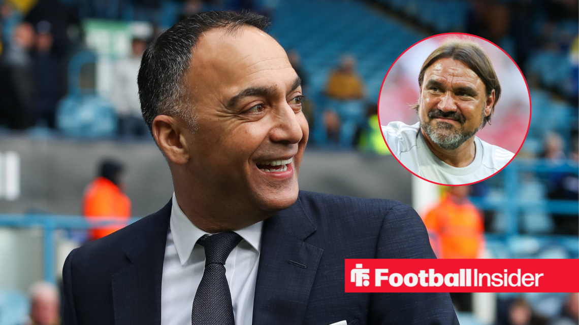 Paraag Marathe smiling with Daniel Farke included in a circular inset