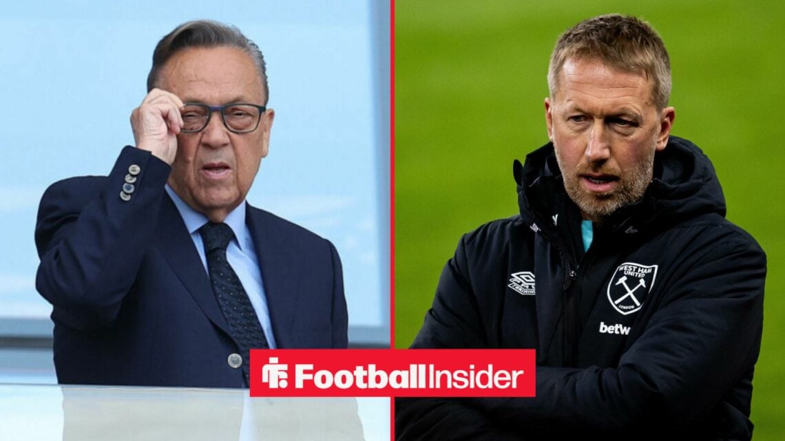 Graham Potter next to David Sullivan