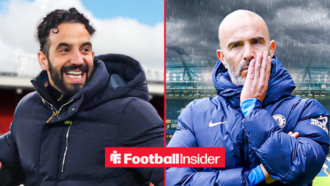 Ruben Amorim happy at Old Trafford, Enzo Maresca unhappy at Stamford Bridge