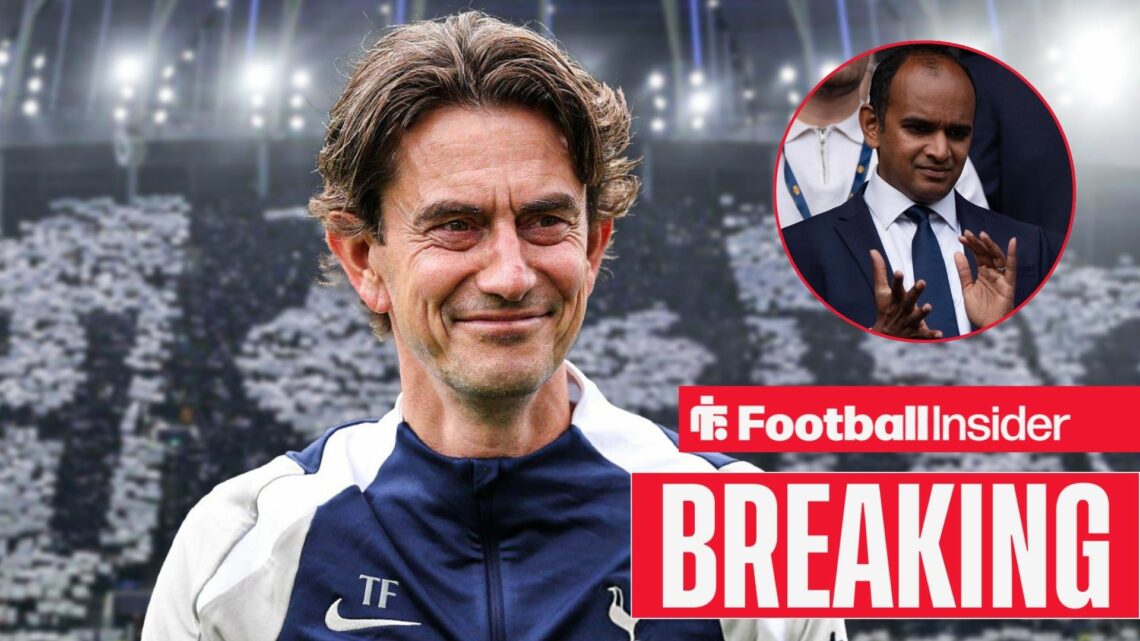 Thomas Frank smiling with Vinai Venkatesham included in a circular inset