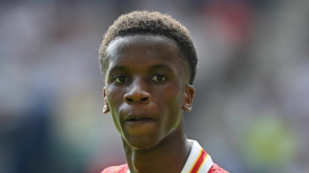 Trey Nyoni playing for Liverpool
