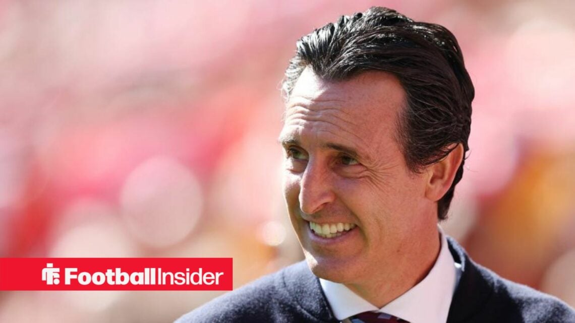 Aston Villa manager Unai Emery