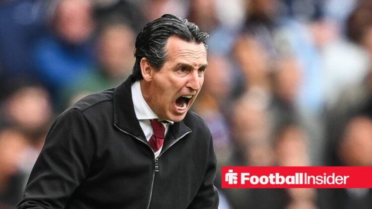 Unai Emery shouting