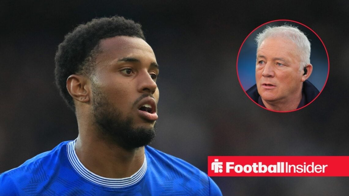 Youssef Chermiti looking tired on the left hand side and a stern Ally McCoist on the right-hand side