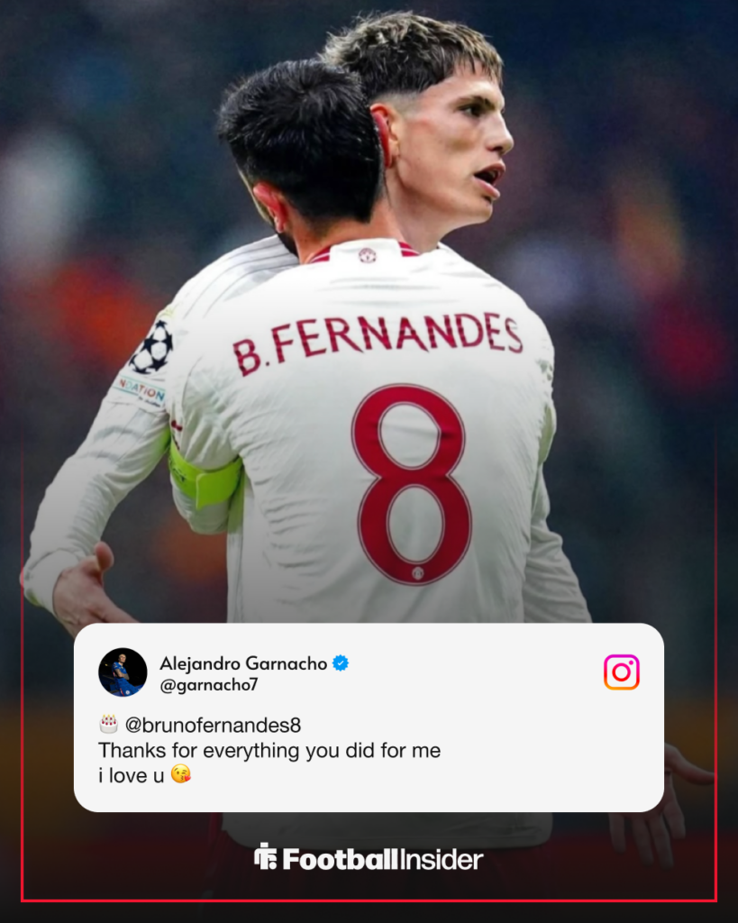 Alejandro Garnacho's Instagram story