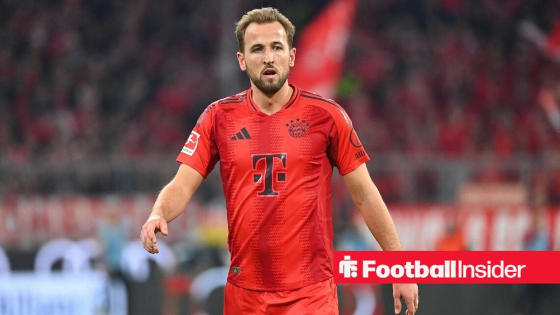 Harry Kane in action for Bayern Munich