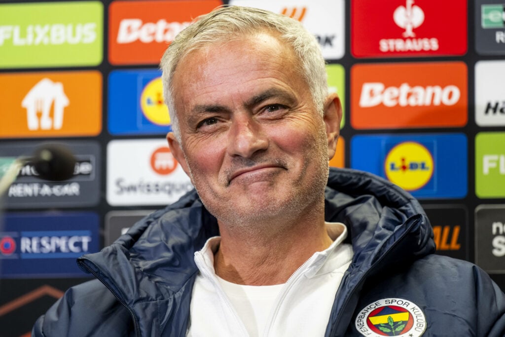 Jose Mourinho in a press conference for Fenerbahce