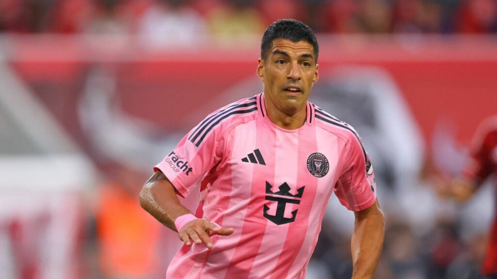 Luis Suarez in action for Inter Miami