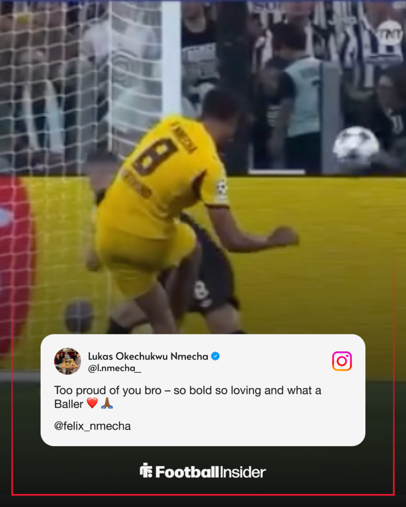 Lukas Nmecha's Instagram story
