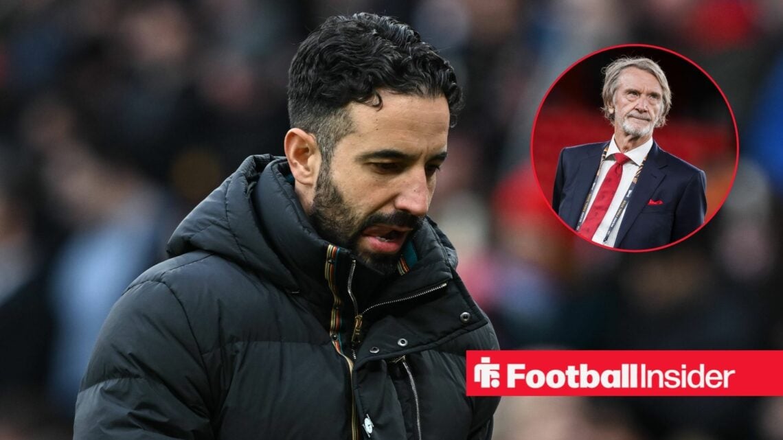 Man United boss Ruben Amorim with Sir Jim Ratcliffe inset