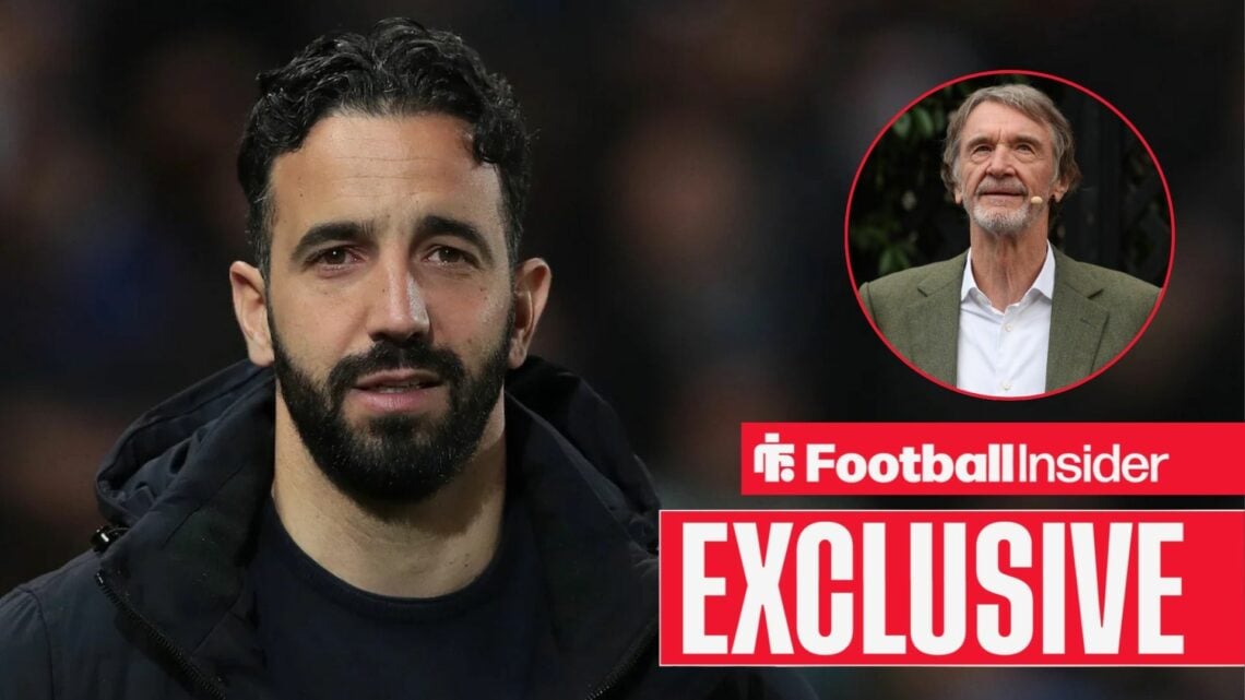 Ruben Amorim next to Jim Ratcliffe in a circular inset